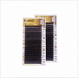 Чёрные ресницы Flario Glossy 20 линий D/0.07/9-12мм