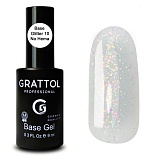 Grattol Rubber Base Glitter 10     9