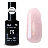 Grattol Rubber Base Glitter 13     9